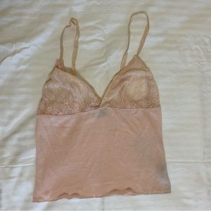Women’s Urban Outfitters Lingerie Tank Top. Size Medium, Peach color